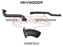 VW AMAROK V6 DIESEL 3" DPF BACK EXHAUST SYSTEM
