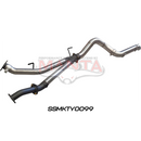 TOYOTA VDJ200 SERIES STAINLESS 3 INCH DPF BACK EXHAUST W/4INCH TAILPIPE