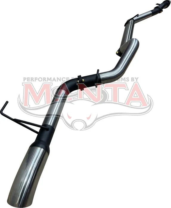 TOYOTA LANDCRUISER 300 SERIES V6 3IN DPF BACK SYSTEM WITH CHROME 4IN TIP, WITHOUT MUFFLERS